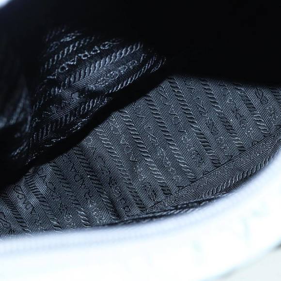 PRADA Tote Bag Nylon Gray Silver Auth bs17648 - Picture 11 of 16